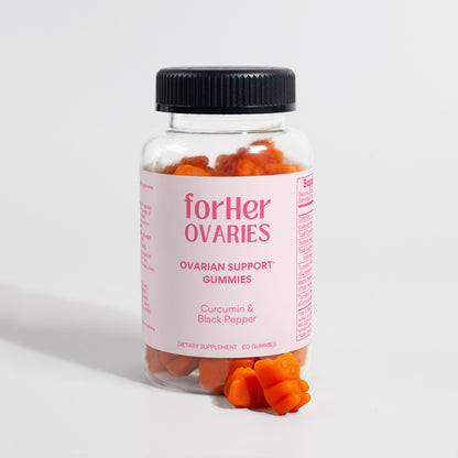 forHer Ovaries Ovarian Support Gummies with Curcumin and Black Pepper